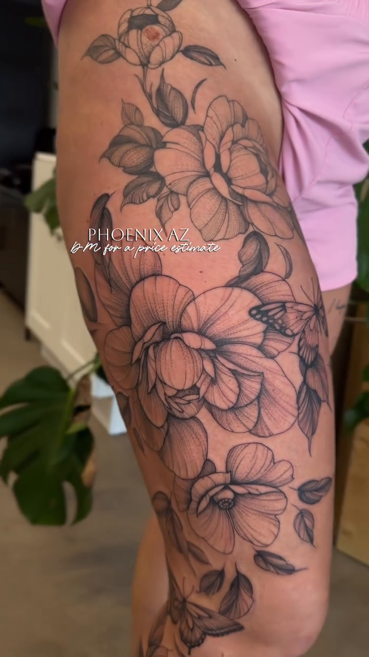 Tattoo by @pacman_tattooink — fine_line, black_and_grey