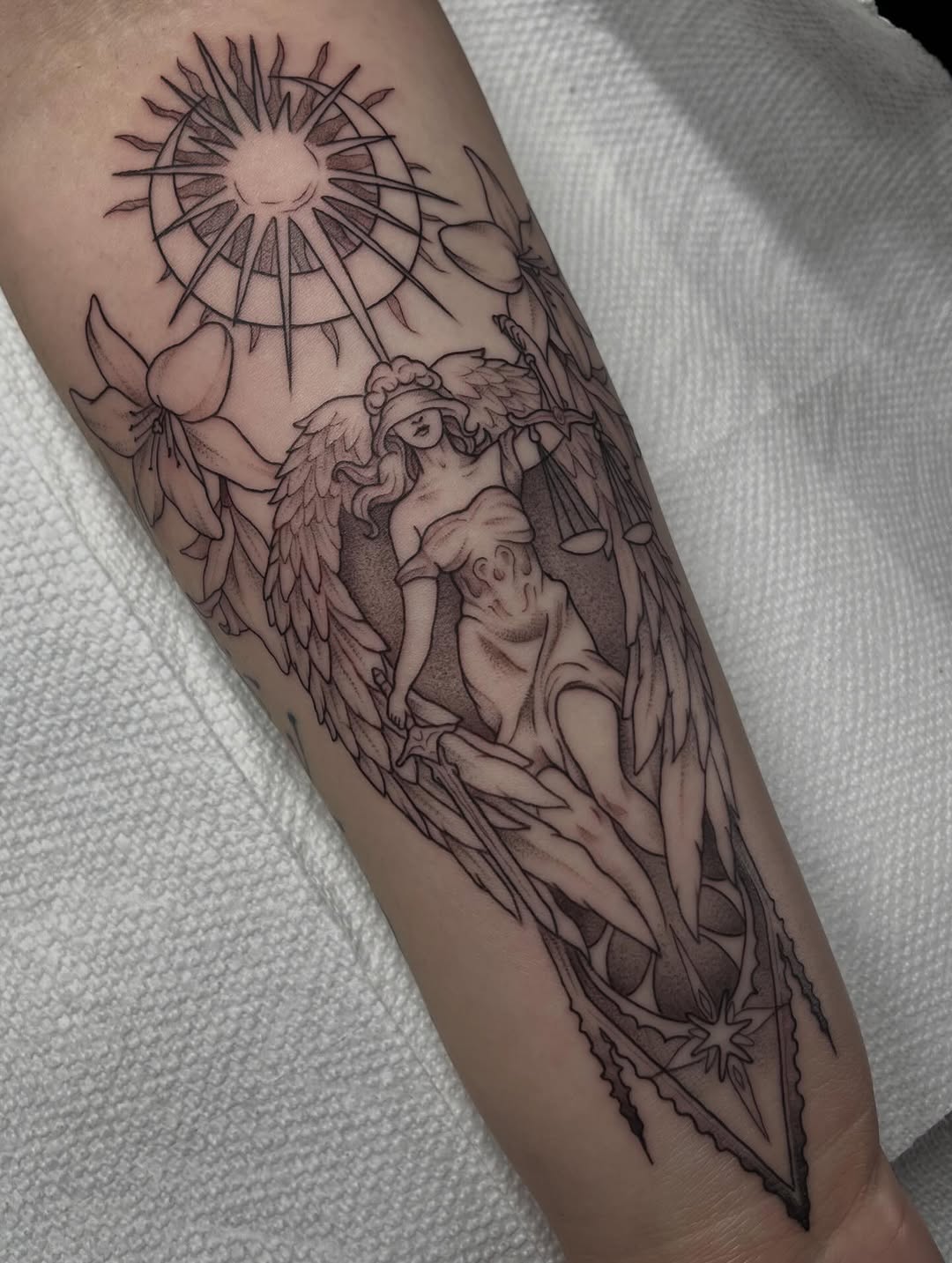 Tattoo by @tys.tattoos12 โ black_and_grey