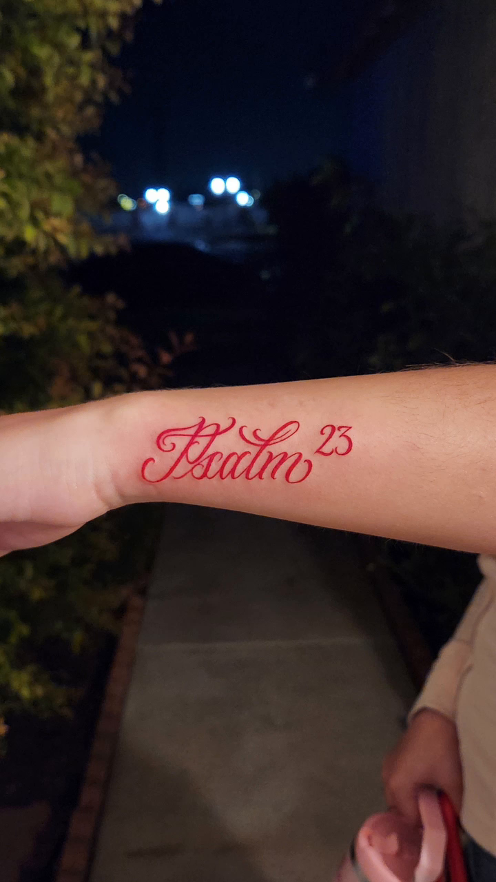 Tattoo by @youxg_guxxz — lettering_script