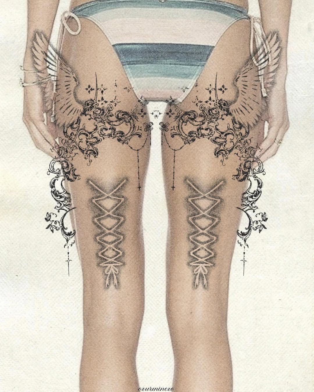 Tattoo by @oxurminexo โ fine_line, ornamental