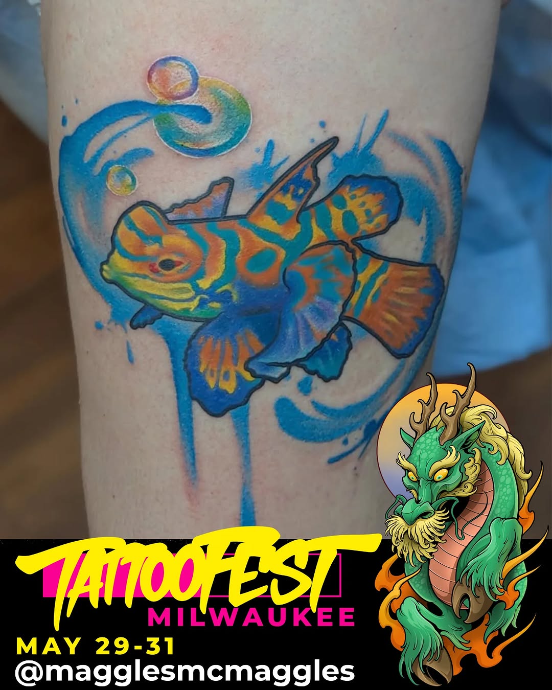 Tattoo by @magglesmcmaggles — new_school, illustrative