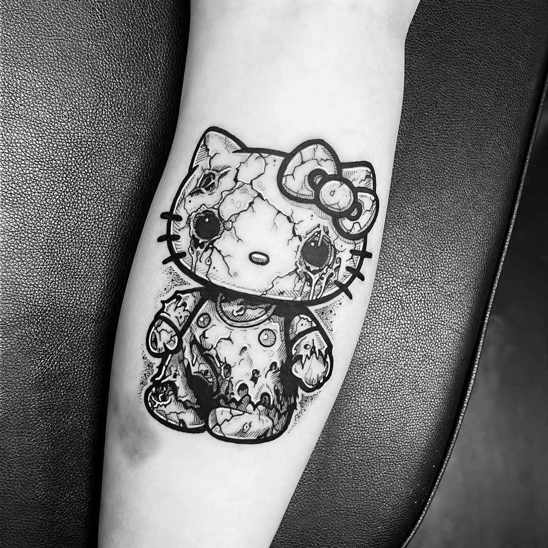 Tattoo by @jonvonschlong β dark_realism, blackwork