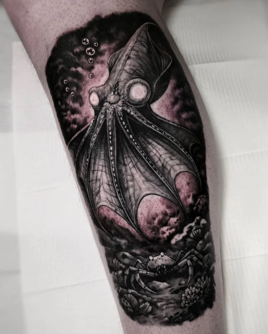 Tattoo by @zombrietattoos — black_and_grey, realism