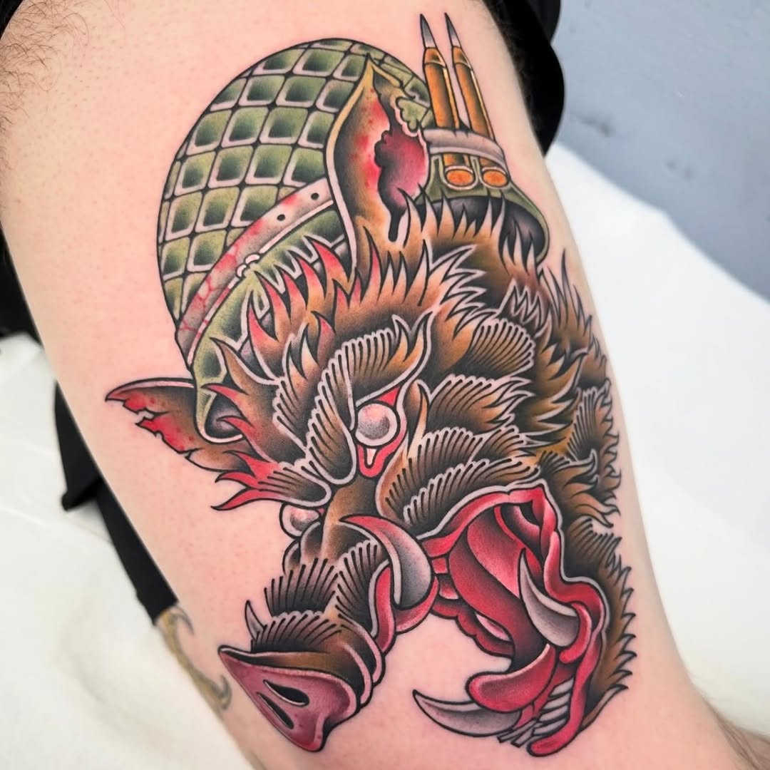 Tattoo by @customtattoosbymark — american_traditional