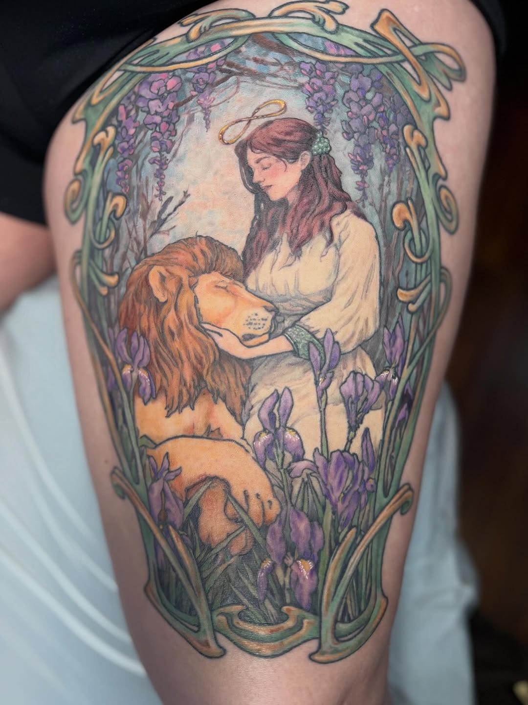 Tattoo by @rowanrhystattoo — realism, ornamental