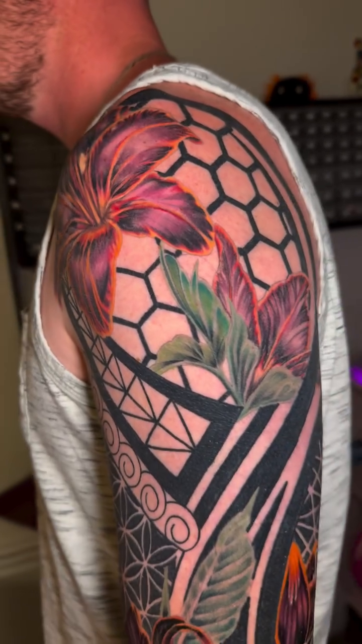 Tattoo by @kimberlytattoo — geometric