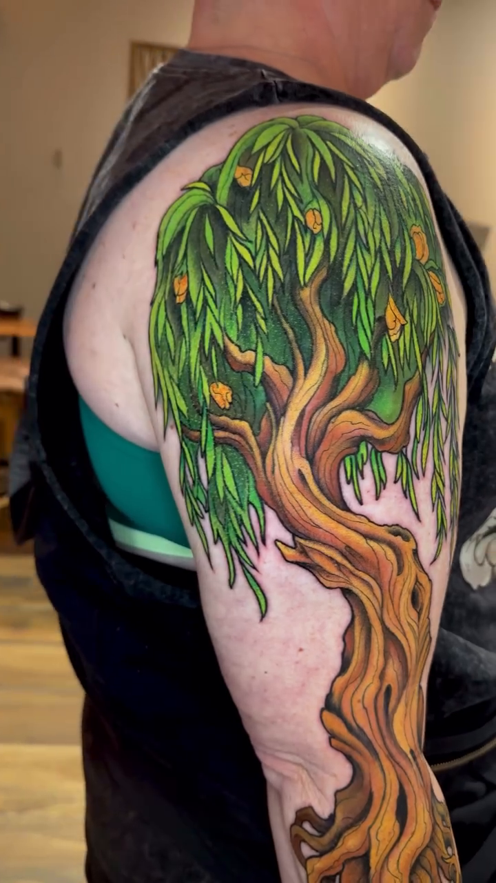 Tattoo by @tyatx — illustrative