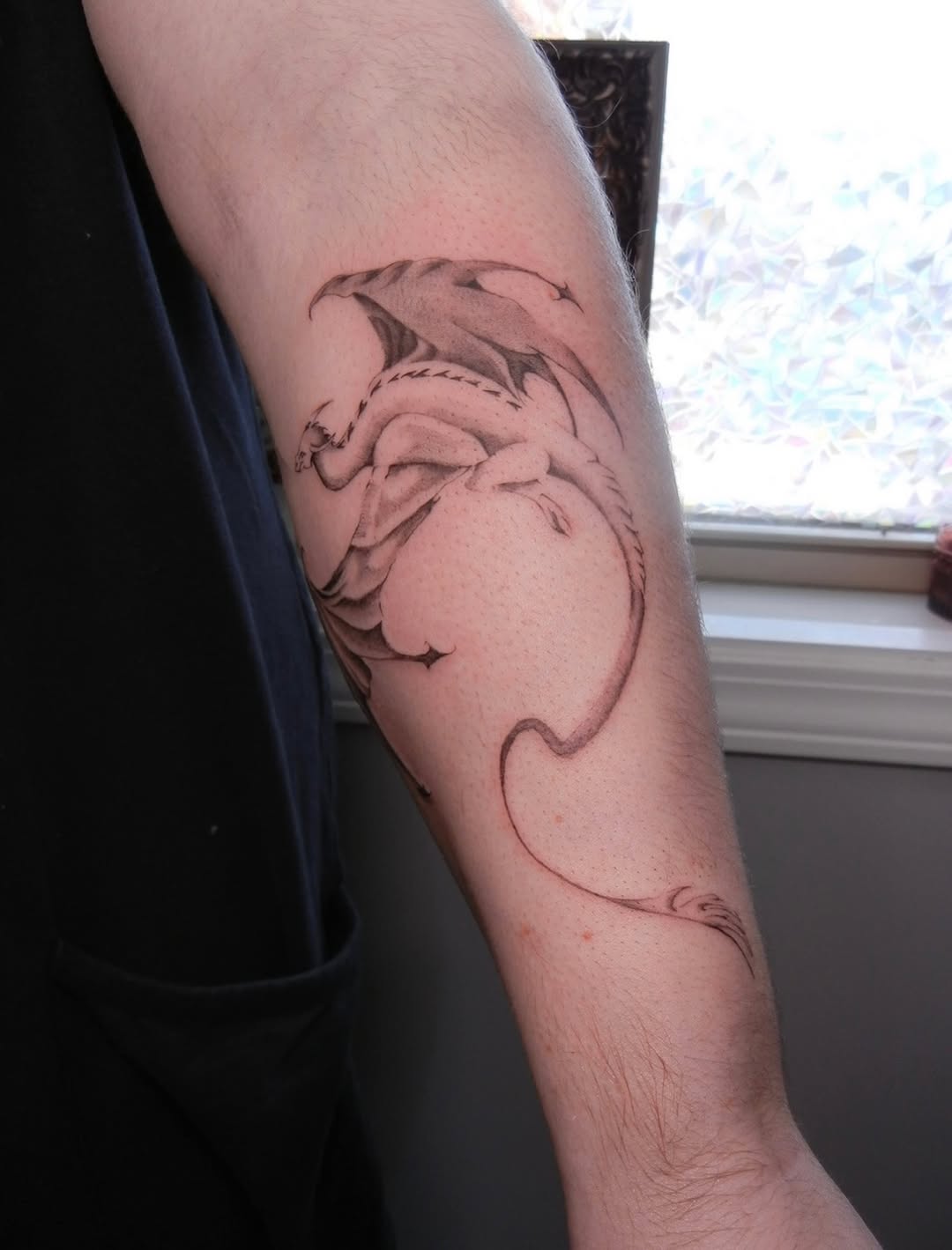 Tattoo by @black.swan.tattoos — black_and_grey, realism