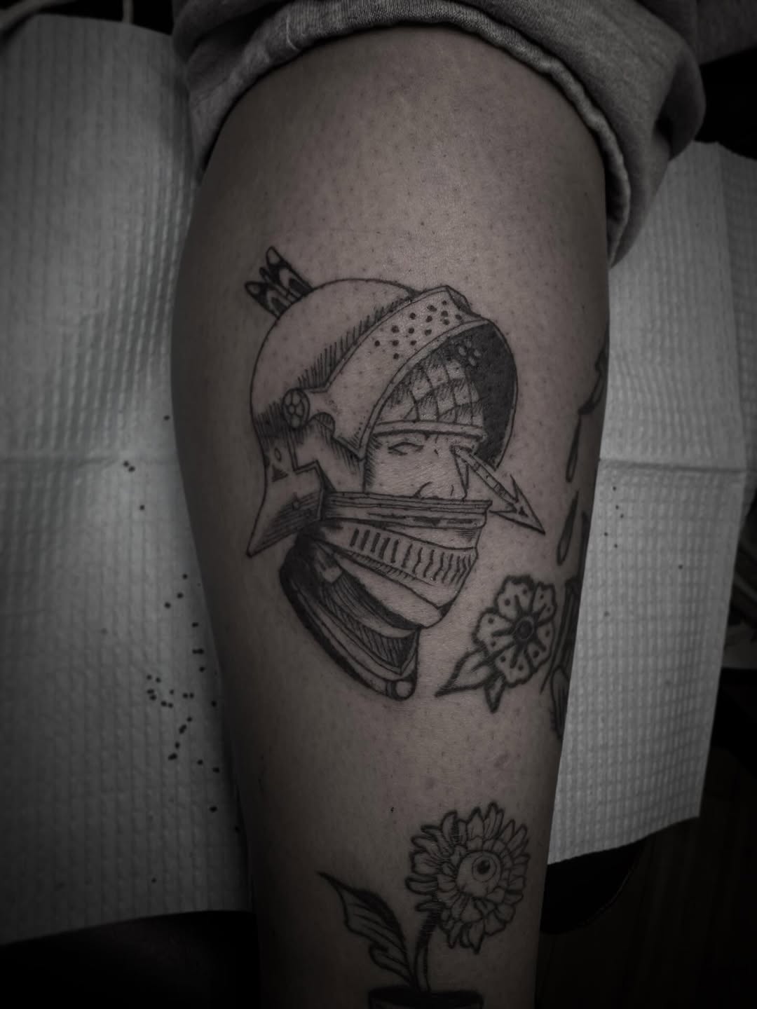 Tattoo by @joekhay — illustrative, black_and_grey