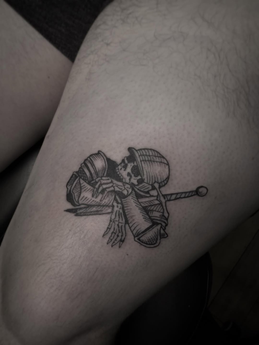 Tattoo by @joekhay — illustrative, black_and_grey