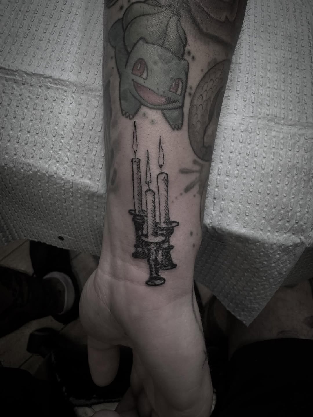 Tattoo by @joekhay — illustrative, black_and_grey