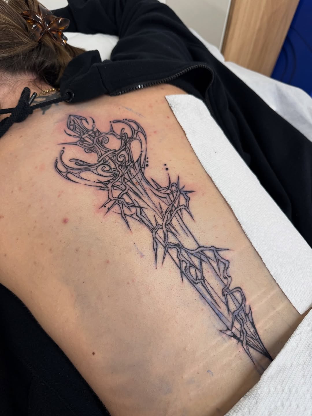 Tattoo by @madamerubis — blackwork, geometric