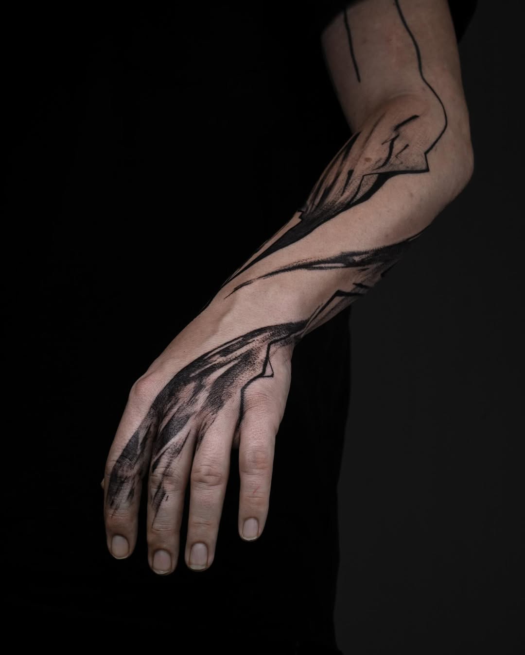 Tattoo by @pietromoleti — blackwork