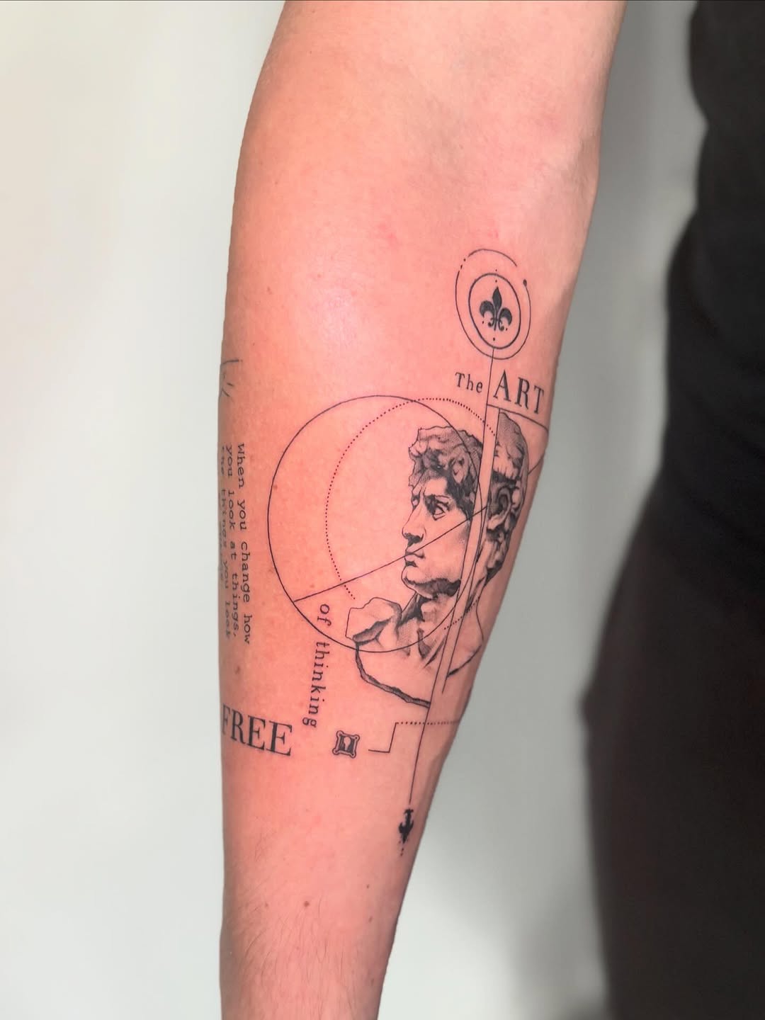 Tattoo by @tattoosbytessa_ — black_and_grey