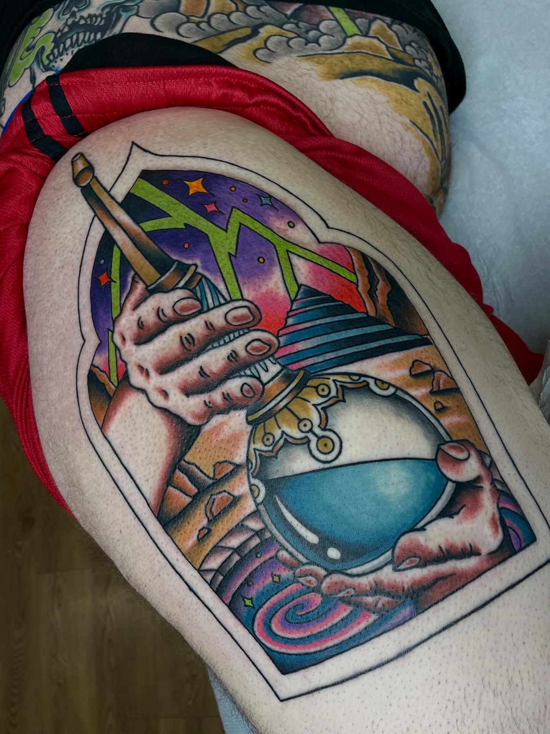 Tattoo by @krystendae โ neo_traditional, illustrative
