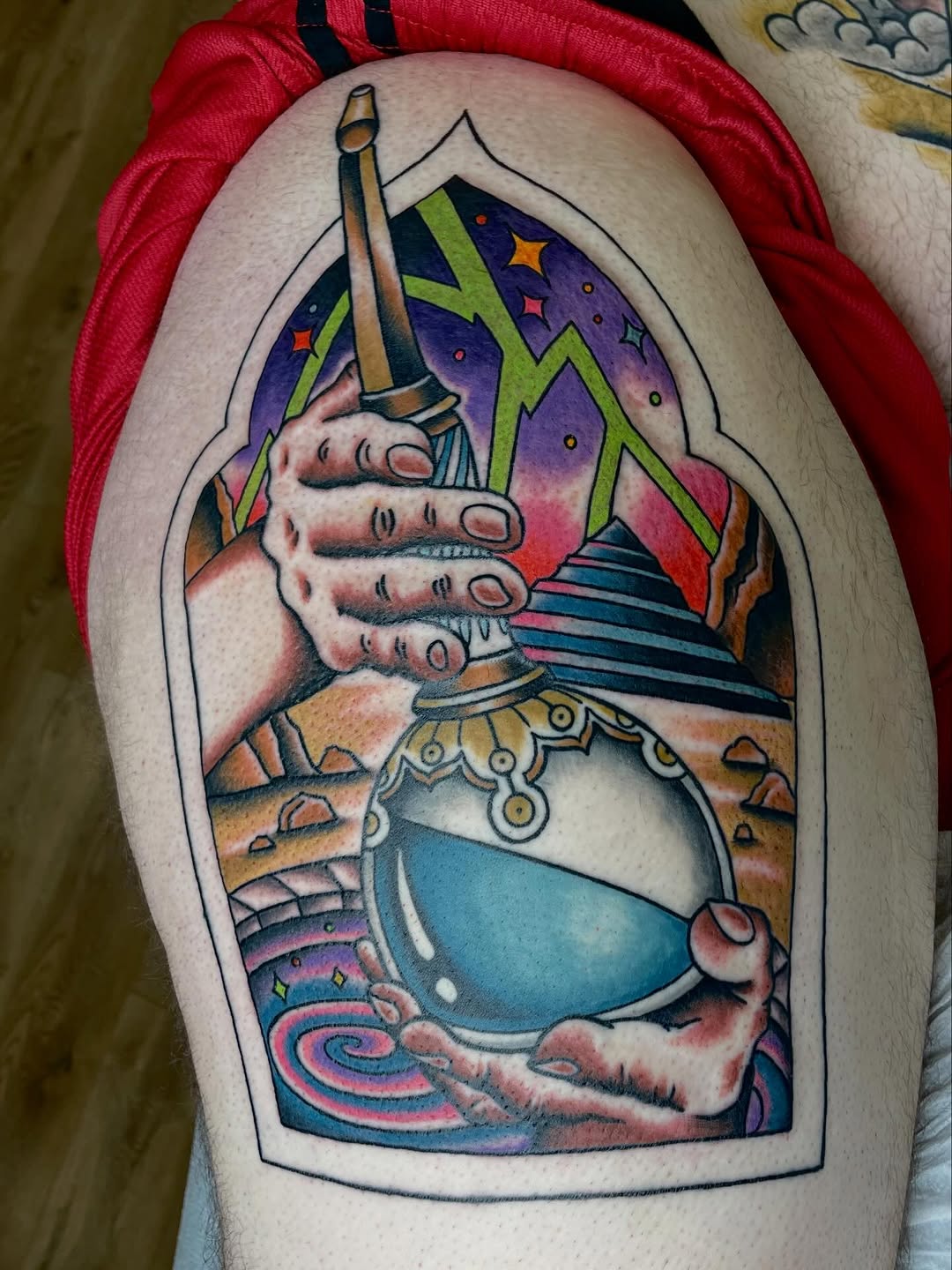 Tattoo by @krystendae โ neo_traditional, illustrative