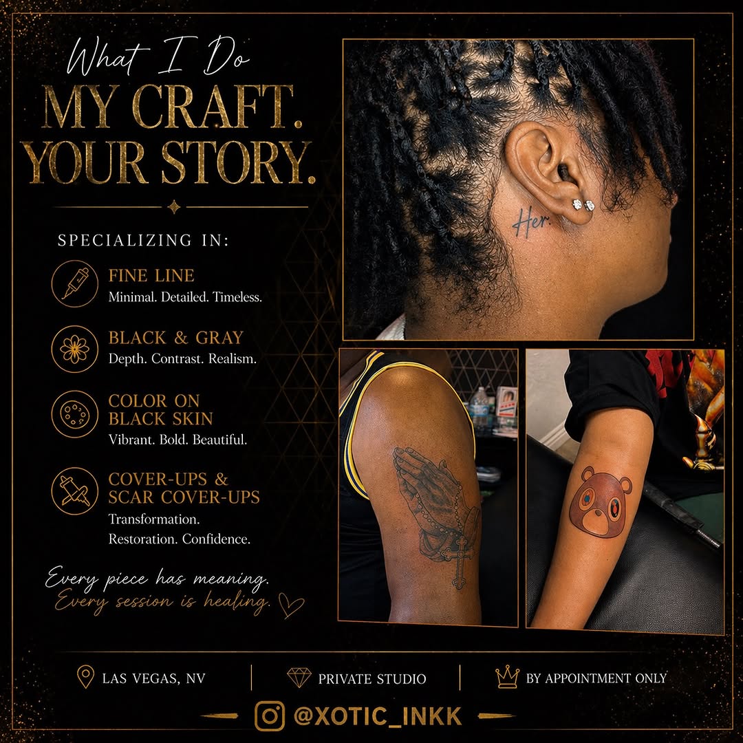 Tattoo by @xotic_inkk โ fine_line, black_and_grey