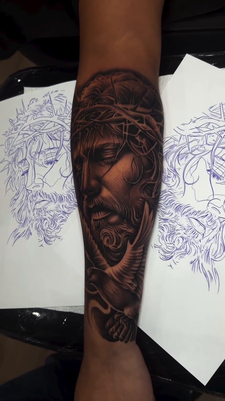 Tattoo by @cees_inks — realism, black_and_grey