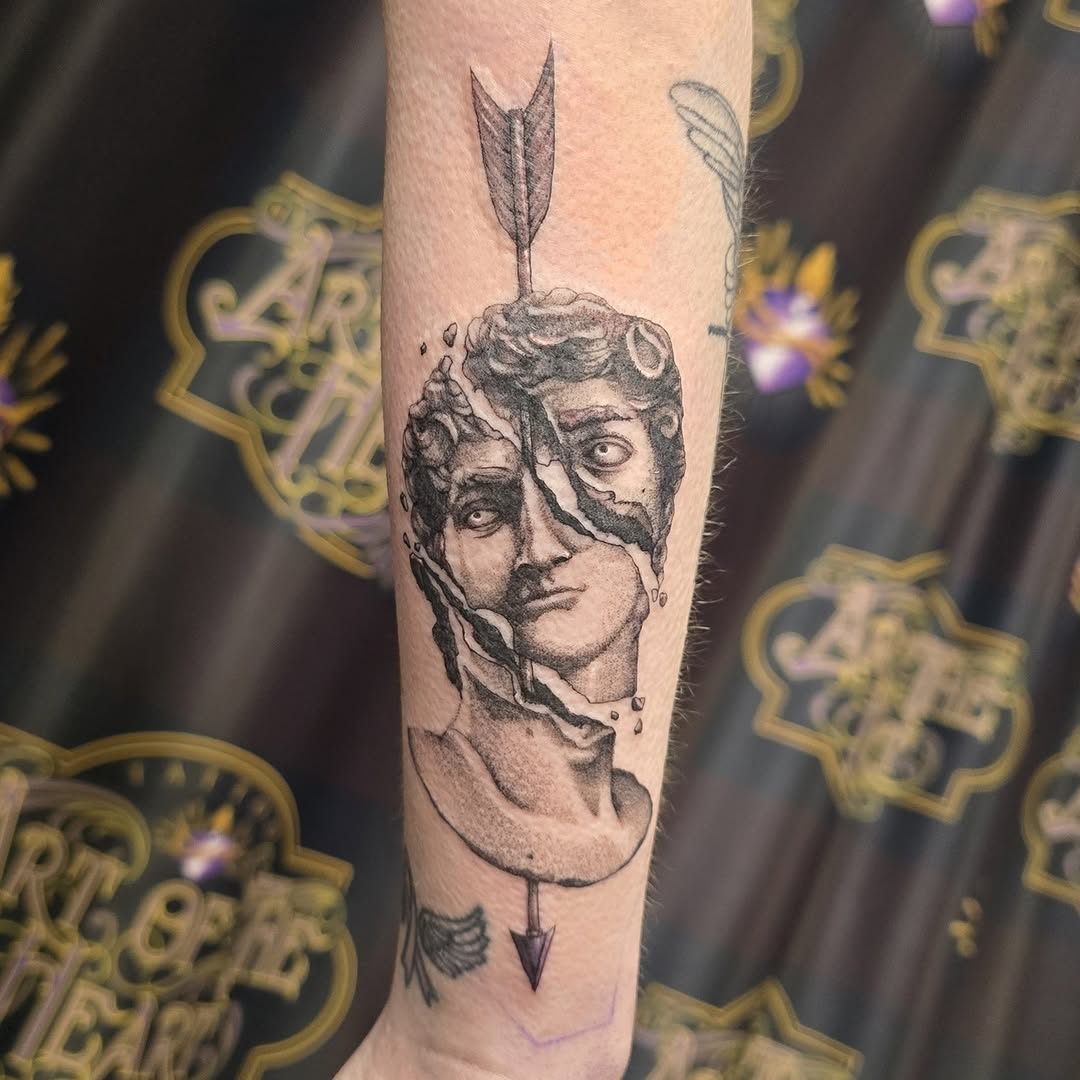 Tattoo by @inked.by.rose — realism, black_and_grey