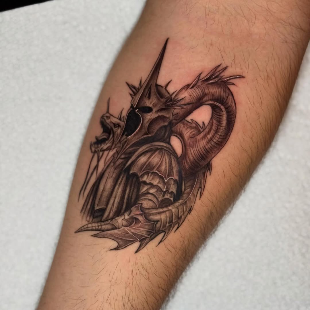Tattoo by @bellyink_ — dark_realism, black_and_grey