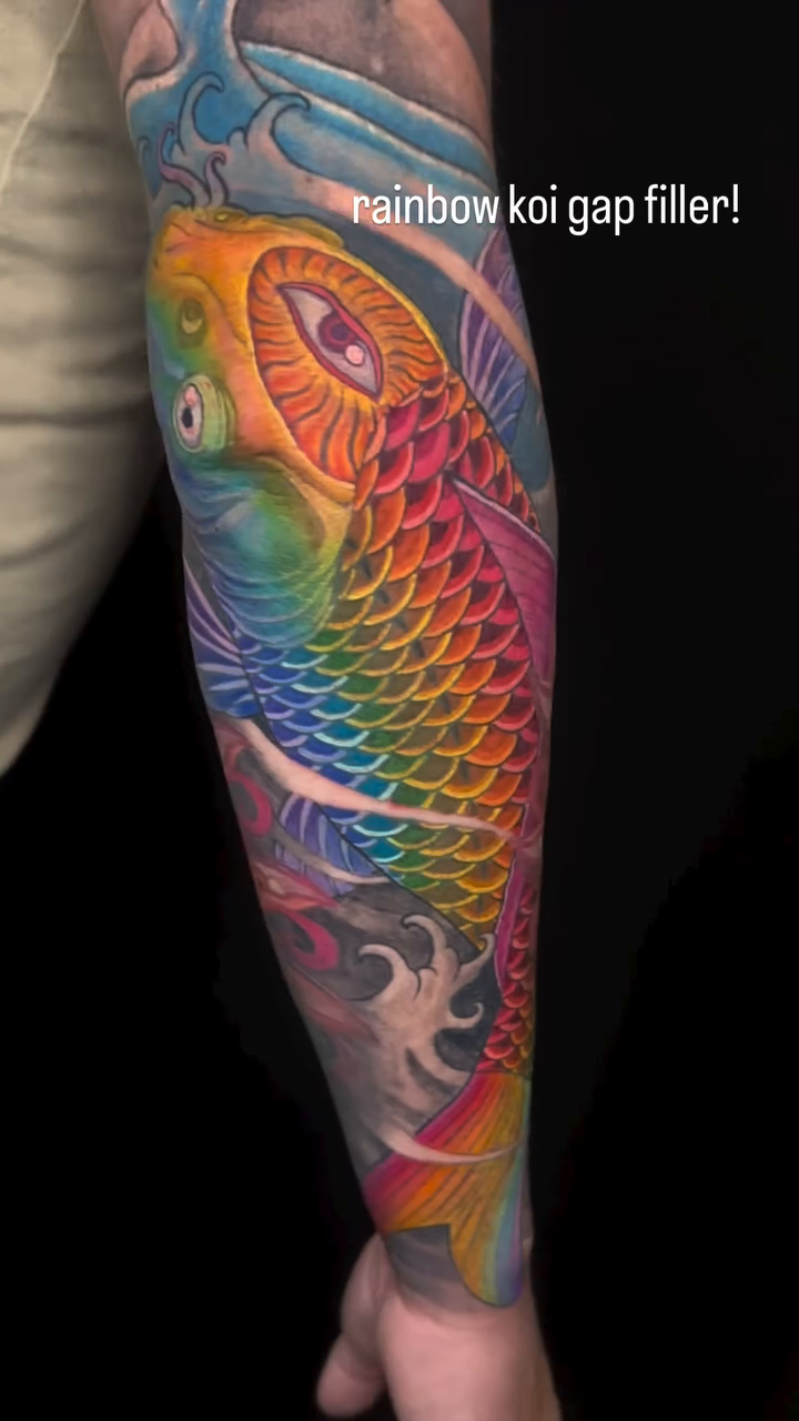 Tattoo by @dominicktattoo — japanese_irezumi, realism