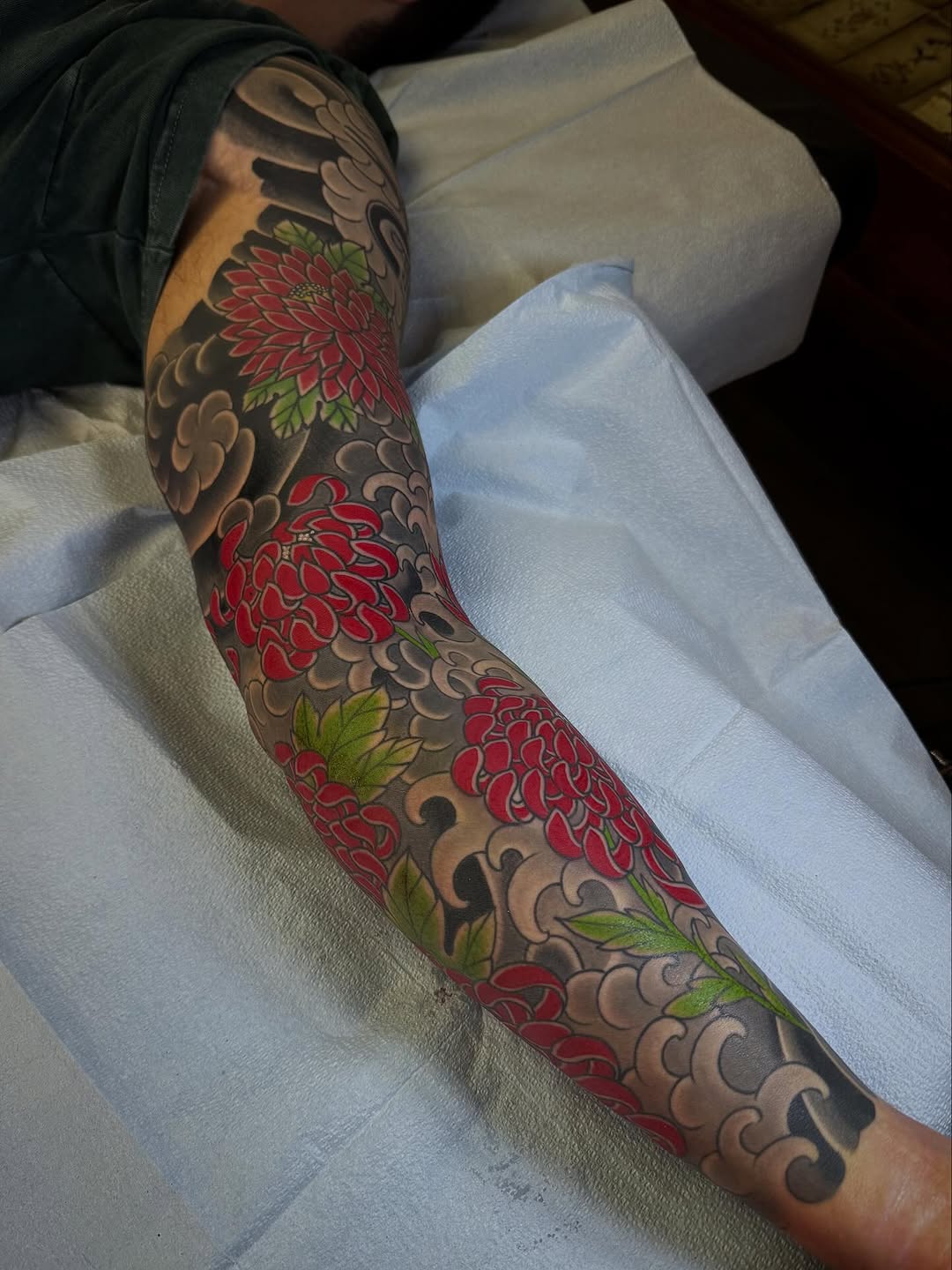 Tattoo by @ericklynchtattoos — japanese_irezumi, black_and_grey