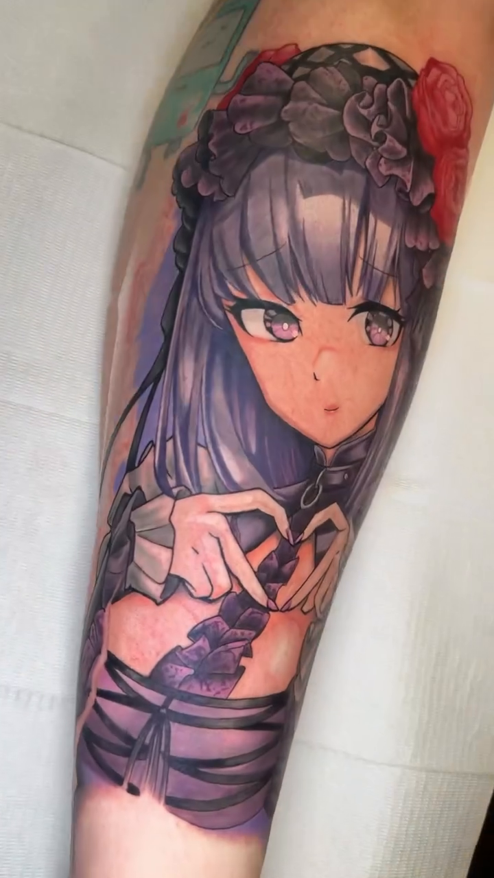 Tattoo by @cwilly.tats42 — anime