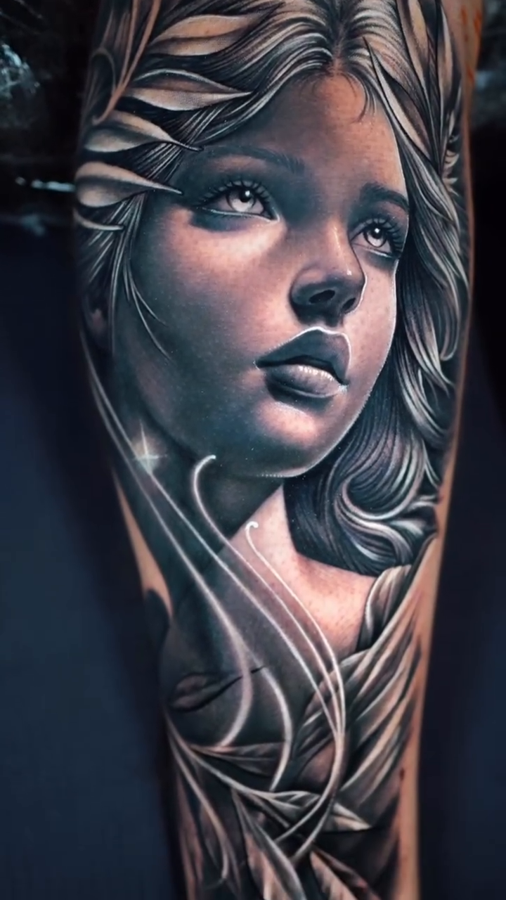 Tattoo by @jesserescobar — realism, black_and_grey
