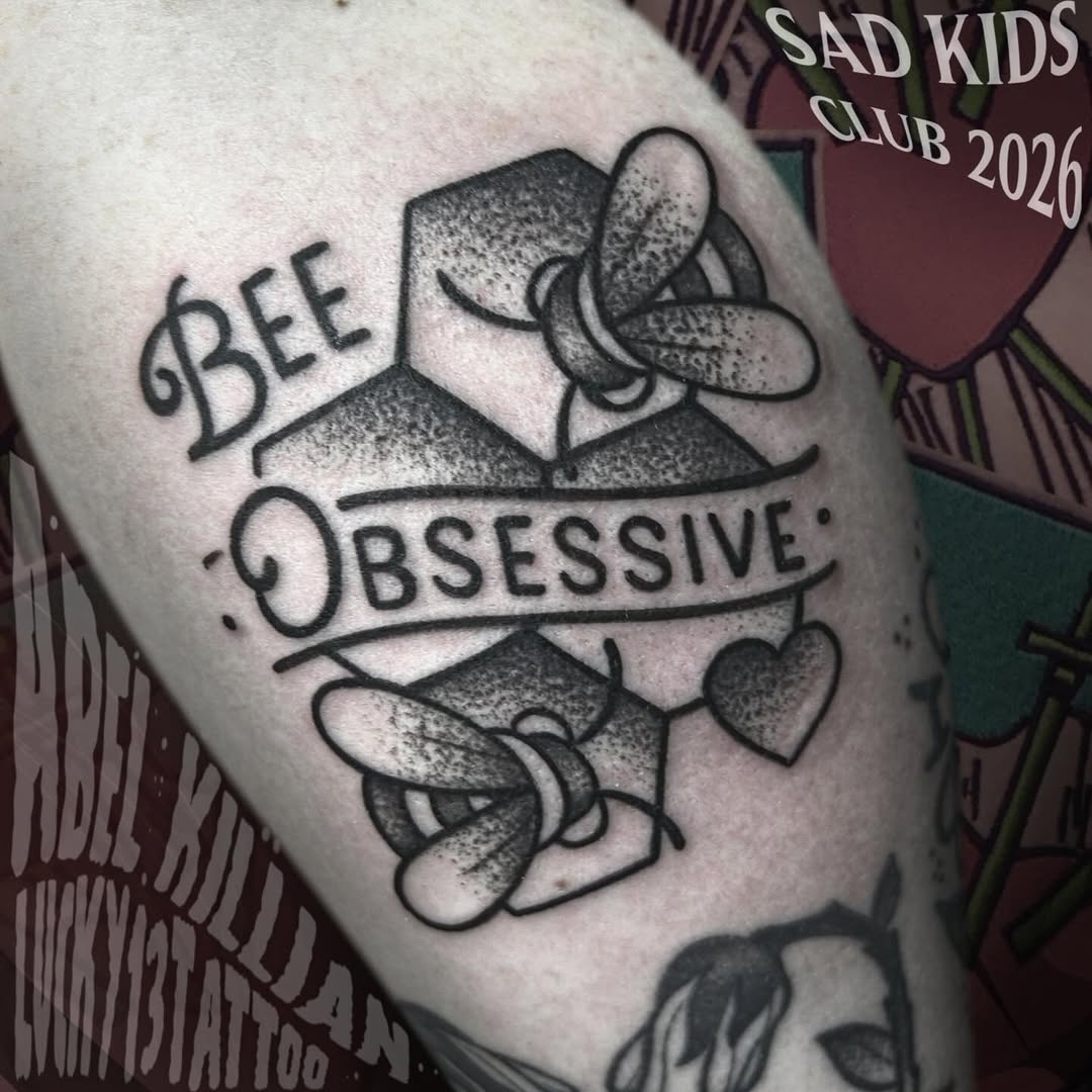 Tattoo by @tattooabel — lettering_script, blackwork
