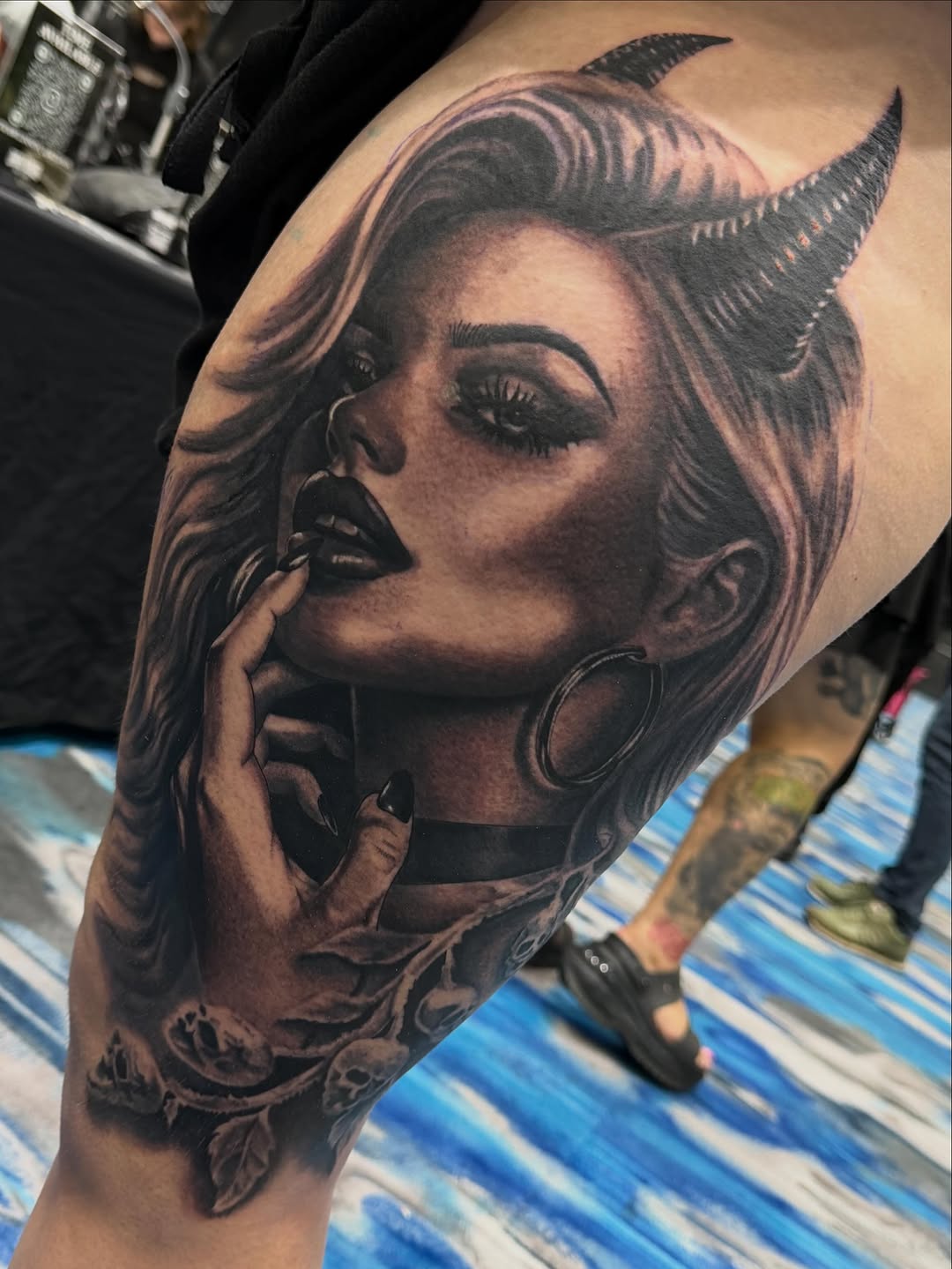 Tattoo by @bbz.ink β realism, black_and_grey