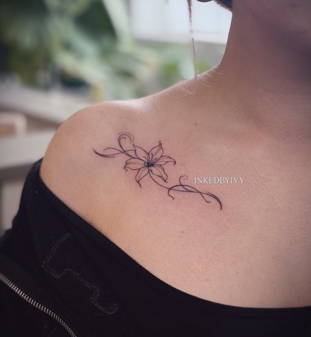 Tattoo by @inkedbyivy — fine_line, illustrative