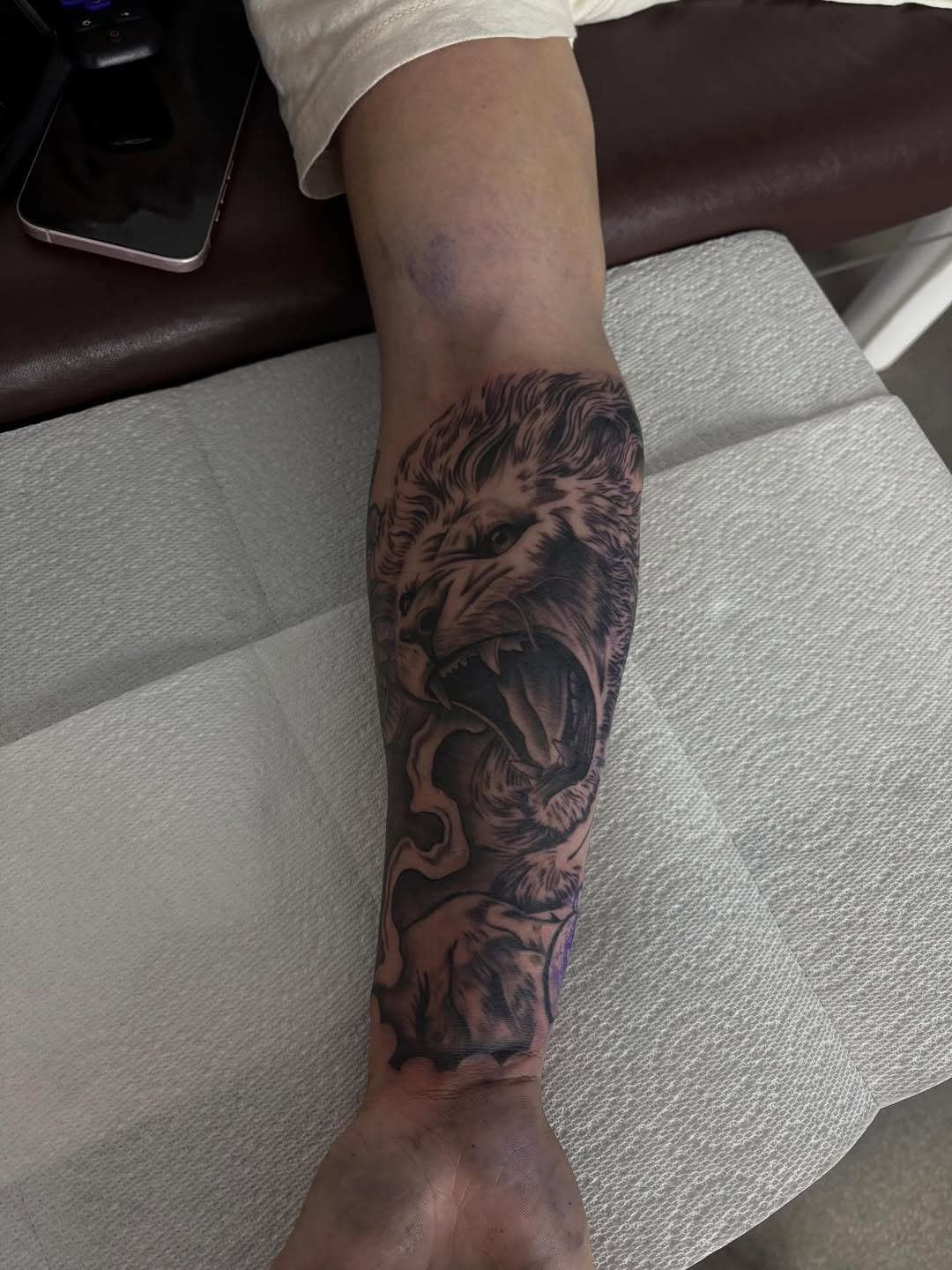 Tattoo by @n0face.j — realism, black_and_grey