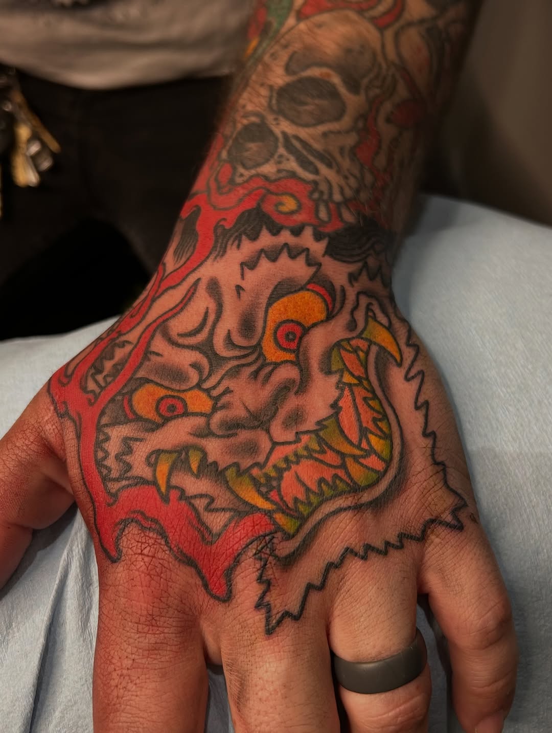 Tattoo by @craiggardyan — japanese_irezumi, black_and_grey