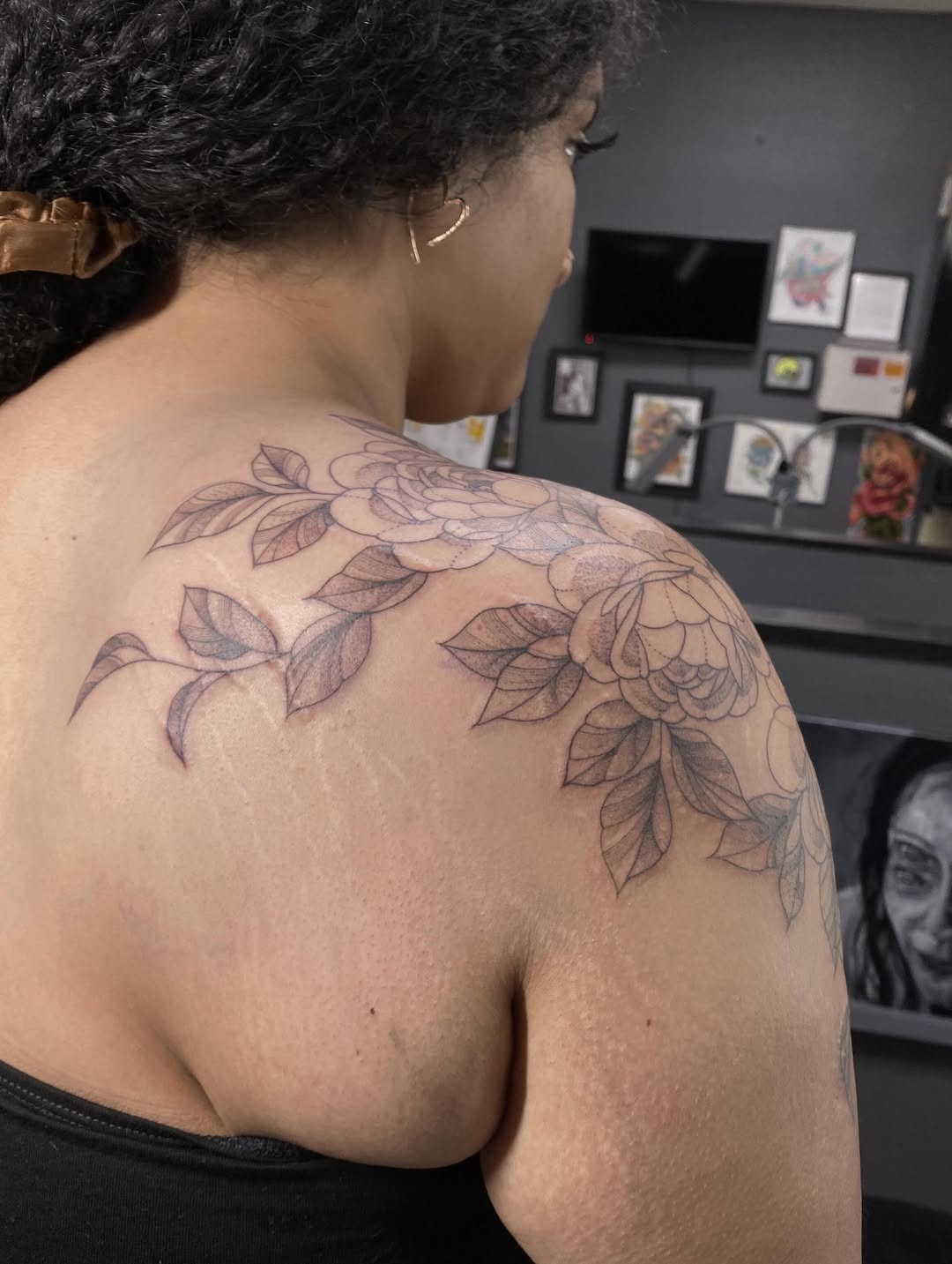 Tattoo by @tattoofiendclub — fine_line, black_and_grey