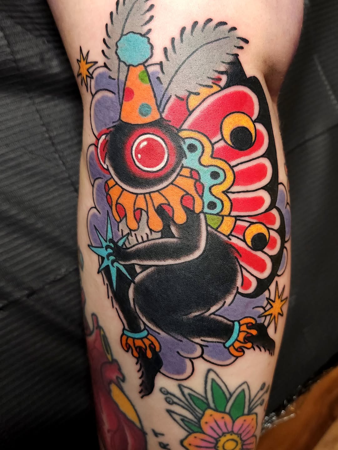 Tattoo by @michaela.rose.tattoo — american_traditional, illustrative