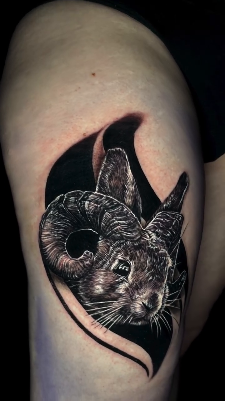 Tattoo by @stacytattooer — realism, black_and_grey