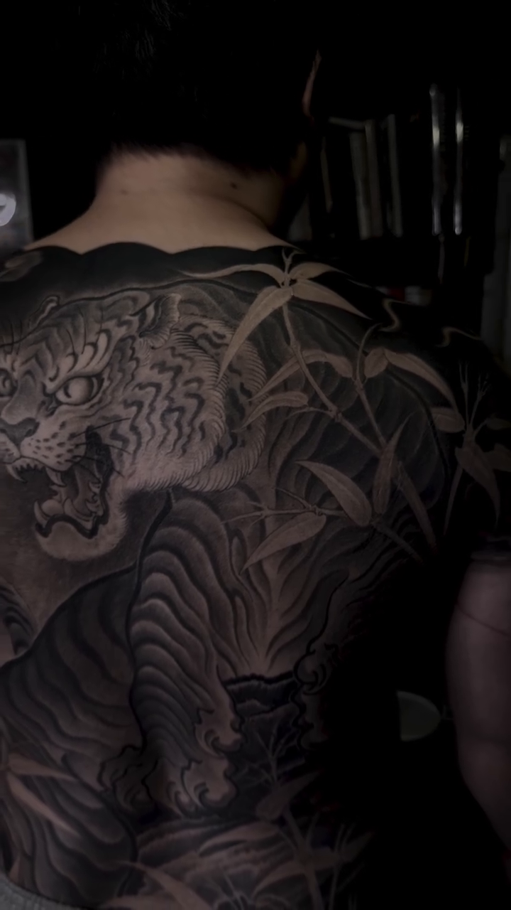 Tattoo by @scienz_9 — japanese_irezumi, black_and_grey