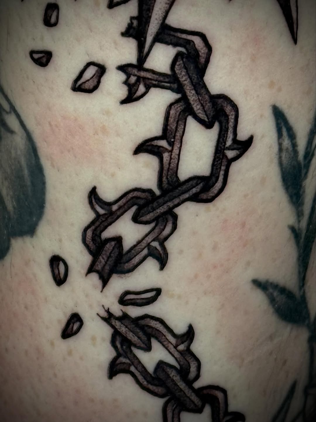 Tattoo by @luckyseventattoos — black_and_grey, chicano