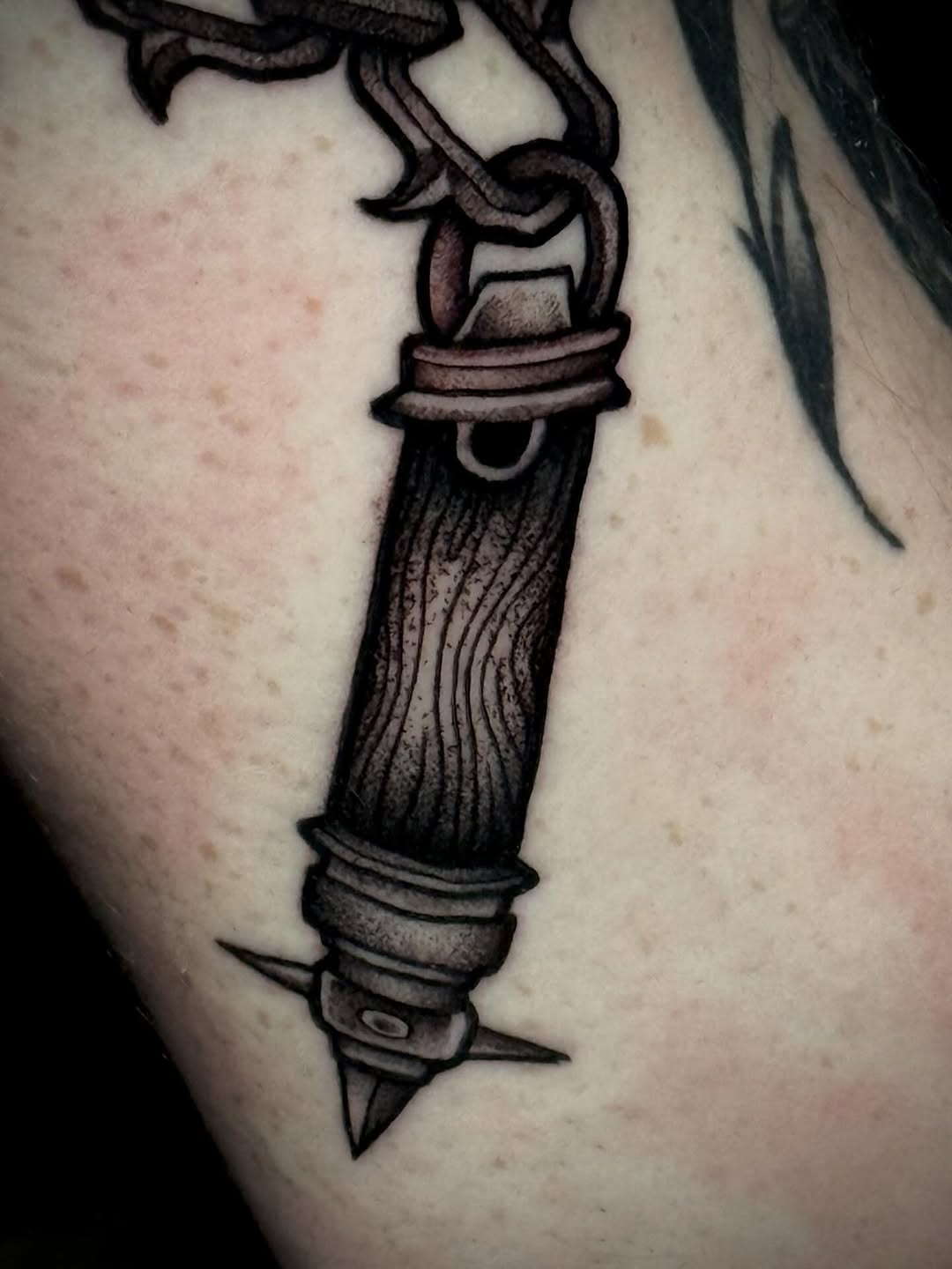 Tattoo by @luckyseventattoos — black_and_grey, realism