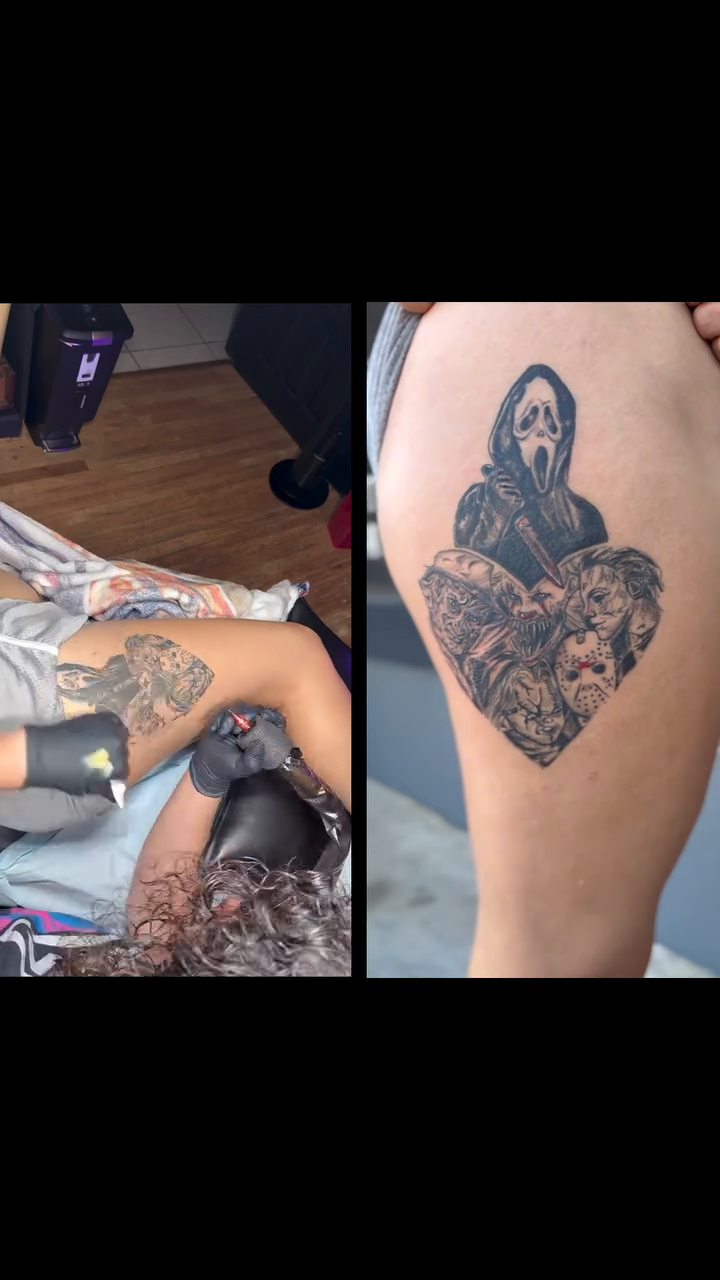 Tattoo by @ggomez_ink — illustrative, black_and_grey