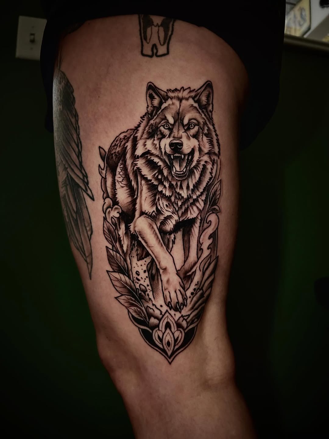Tattoo by @dylanstevenstattoo — realism, black_and_grey