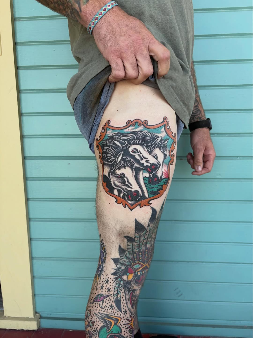 Tattoo by @nickrodintattoo — american_traditional, neo_traditional