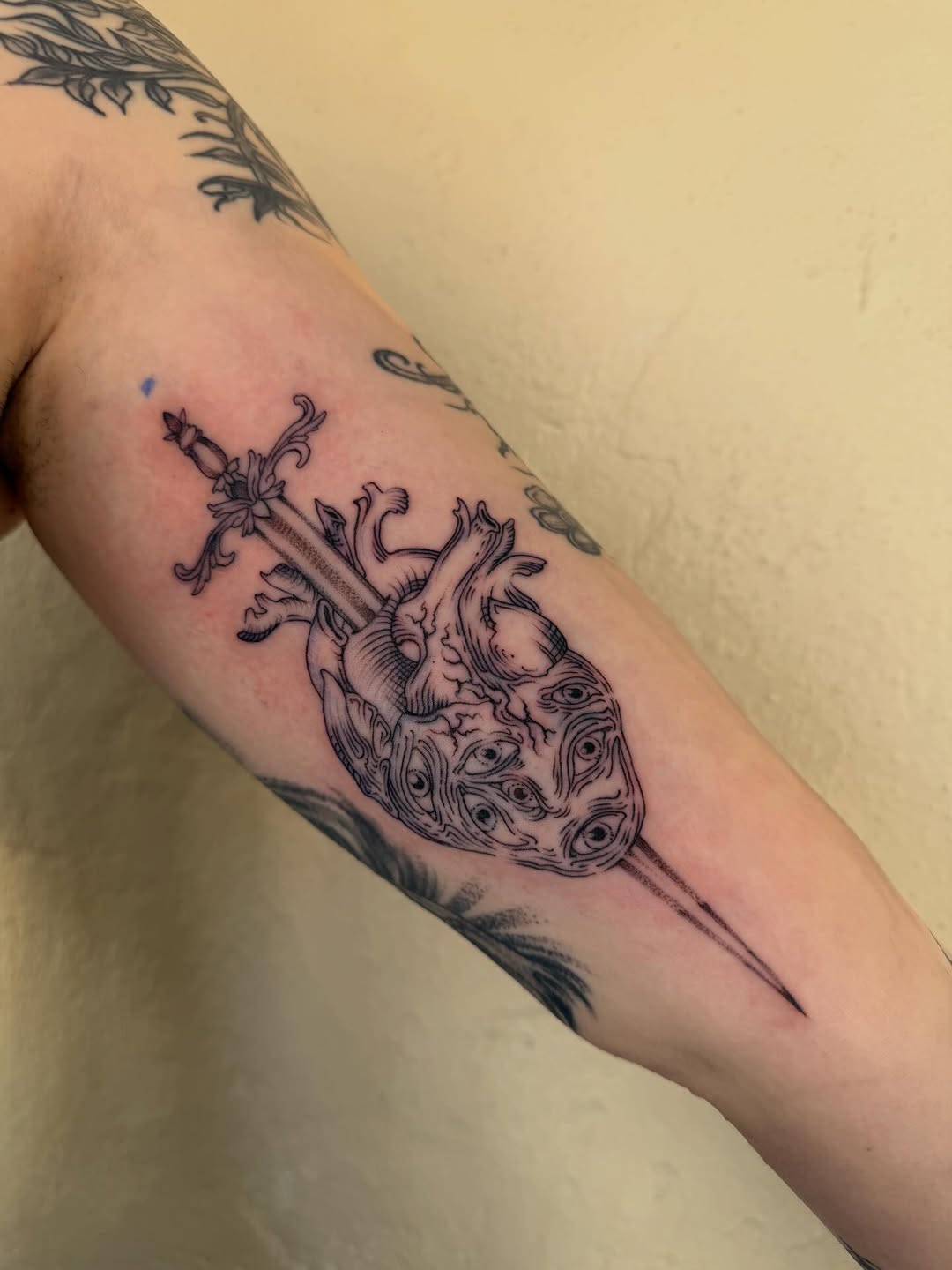 Tattoo by @polarizedbaby — dark_realism, blackwork