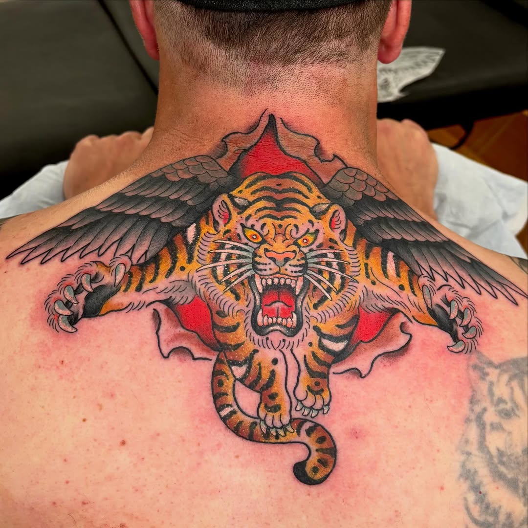 Tattoo by @codycollinstattoo — american_traditional, illustrative