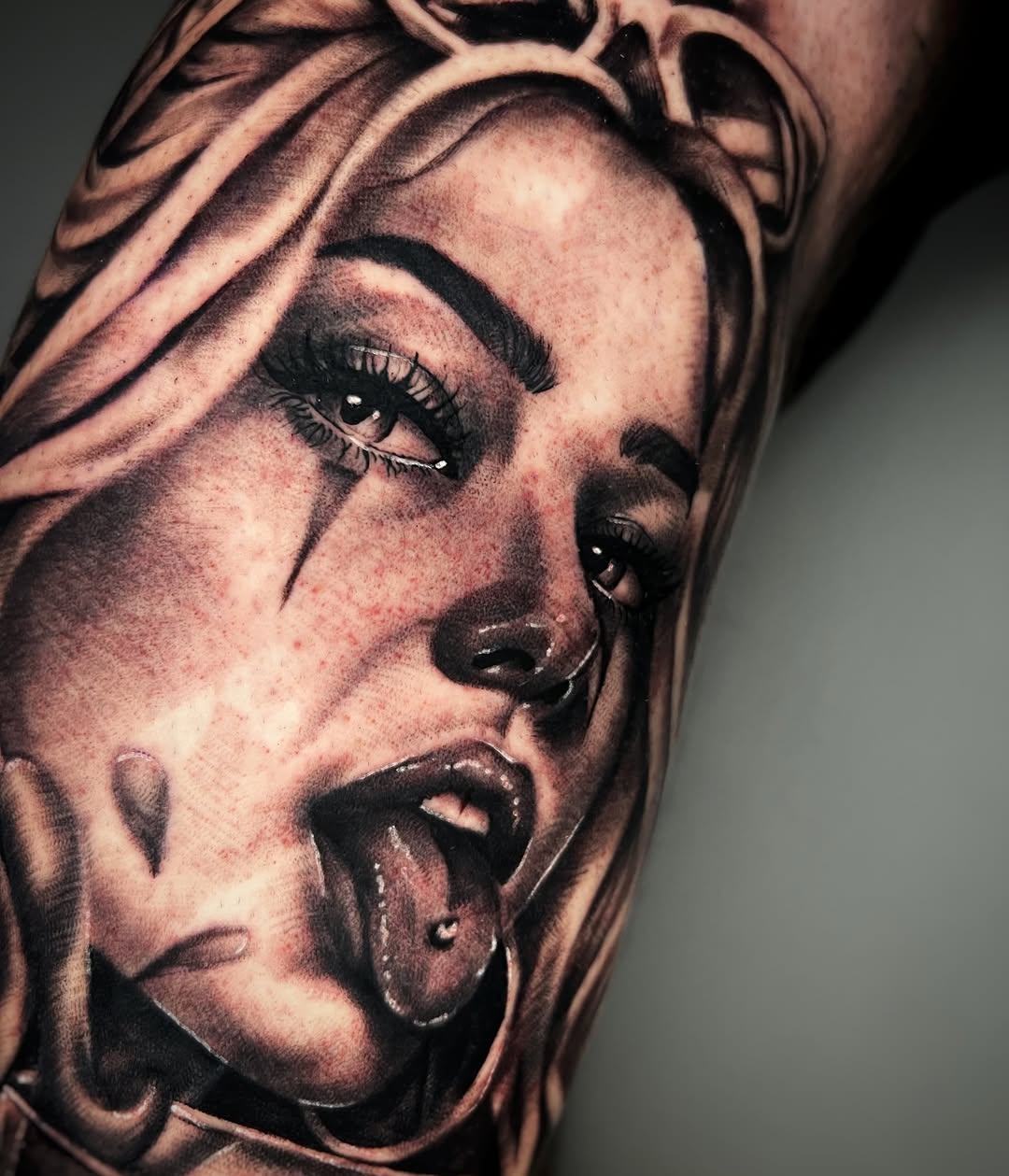 Tattoo by @blot_tattoo — realism, black_and_grey