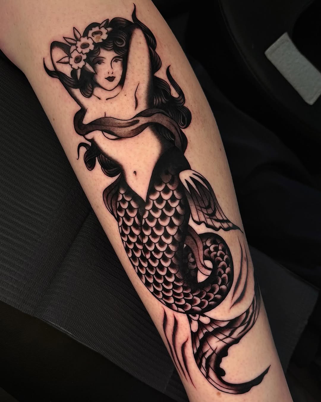 Tattoo by @donnajeantattoo โ american_traditional, illustrative