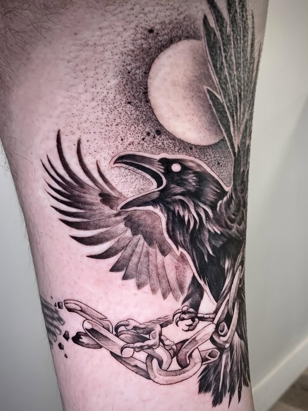 Tattoo by @rachelroseink — blackwork