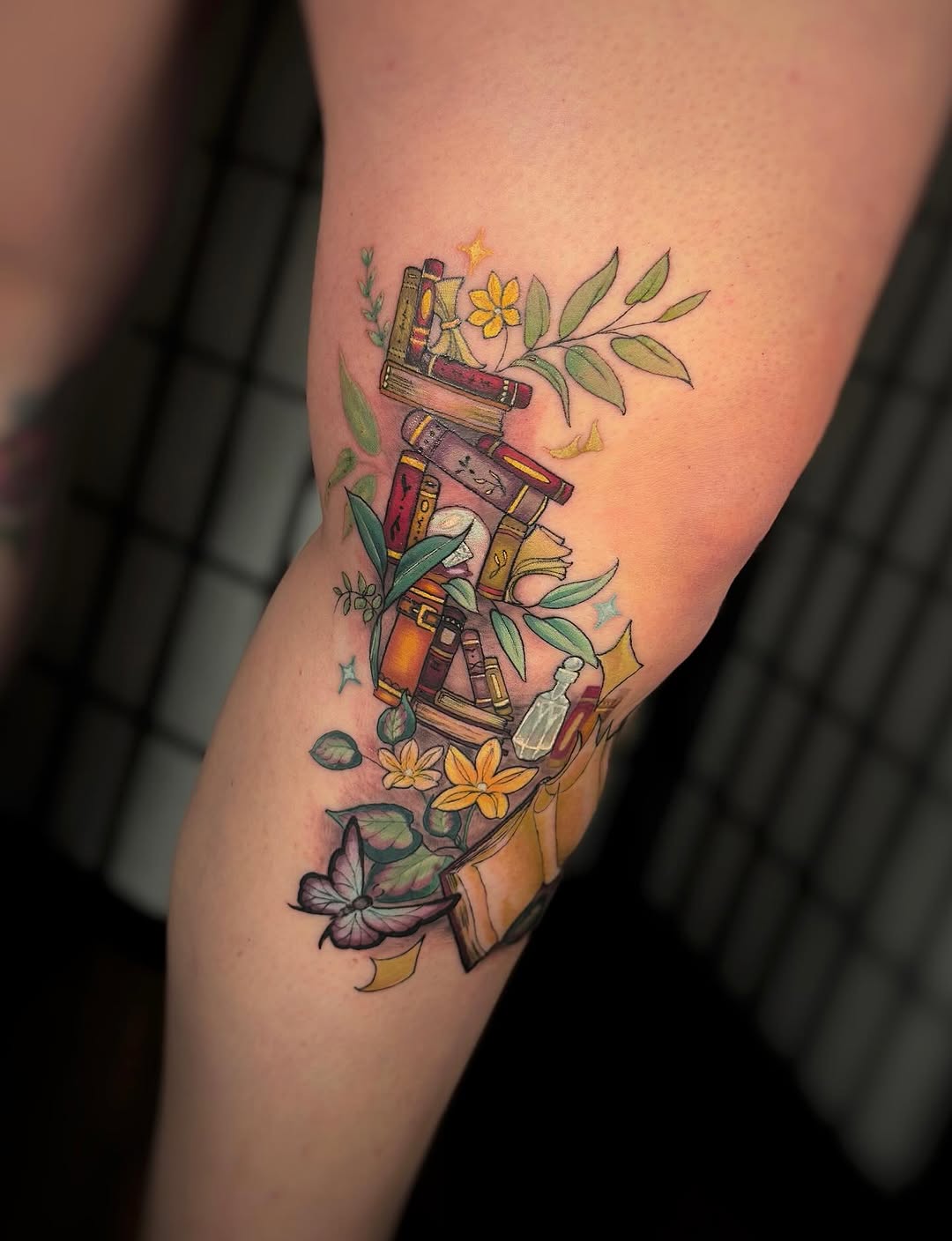 Tattoo by @saveriatattoos — illustrative, watercolor