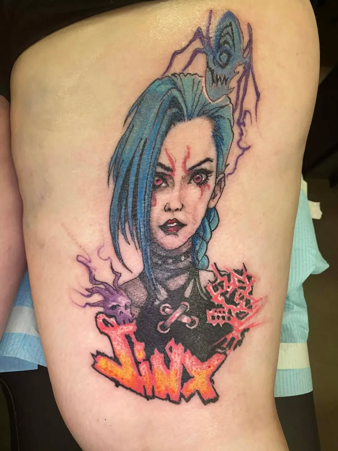 Tattoo by @lucast48 — new_school, anime