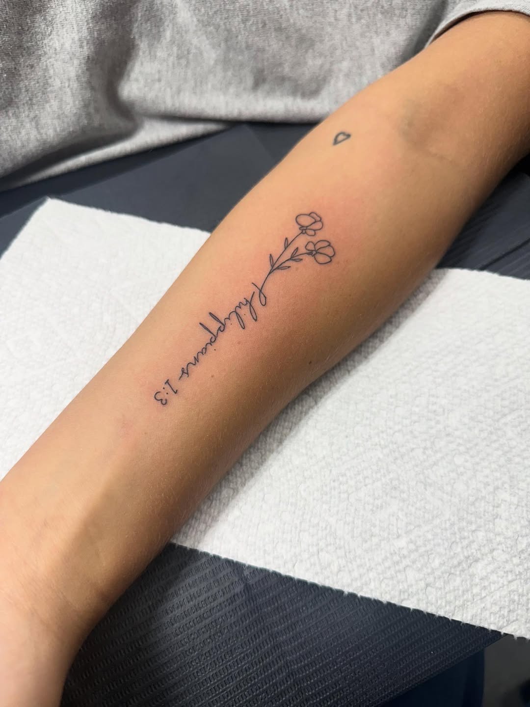 Tattoo by @jojoinkk โ fine_line, lettering_script